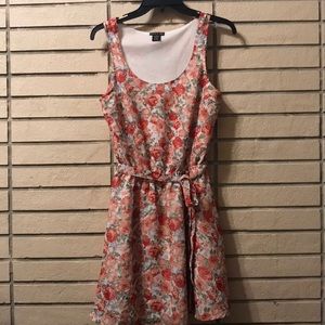Floral Chiffon Mini-dress